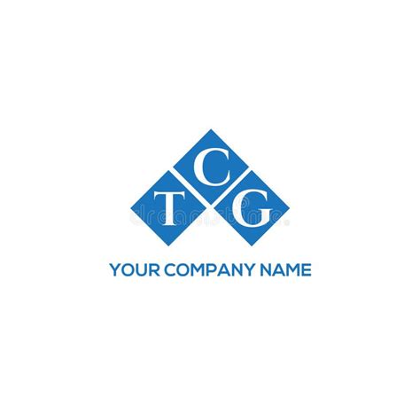 TCG Letter Logo Design on BLACK Background. TCG Creative Initials Letter Logo Concept Stock ...