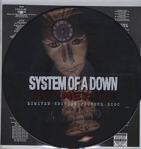 System Of A Down Mezmerize US Promo picture disc LP (vinyl picture disc ...