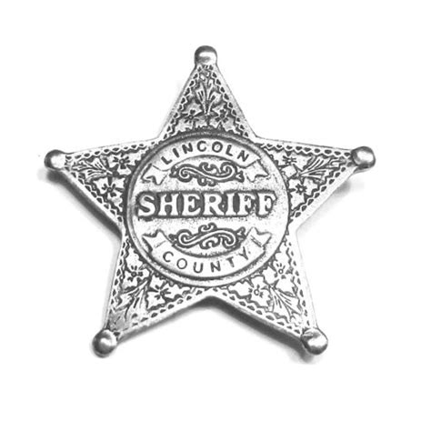 Lincoln county sheriff badge – Wild West Toys