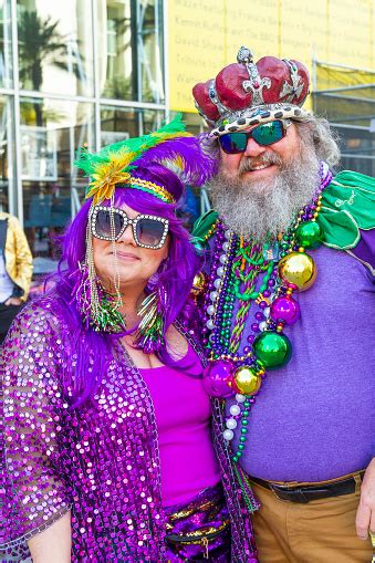 New Orleans Mardi Gras Costume New Orleans Louisiana Usa United States Of America Stock Photo ...