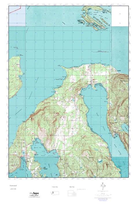 MyTopo Eastsound, Washington USGS Quad Topo Map