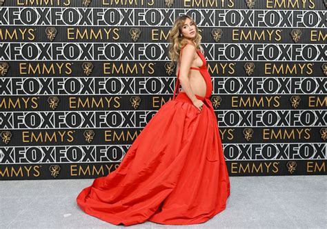 Suki Waterhouse Wears Red Valentino Gown at Delayed 2023 Emmys