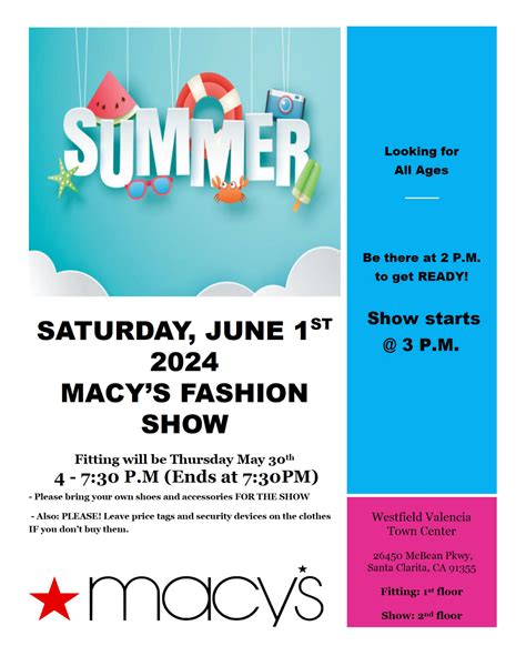 MACY’S FASHION SHOW 6-1-2024 - Santa Clarita School of Performing Arts