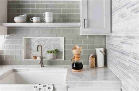 Glass And Tile Backsplash - Kitchen Style At Home Kitchen Inspirations ...