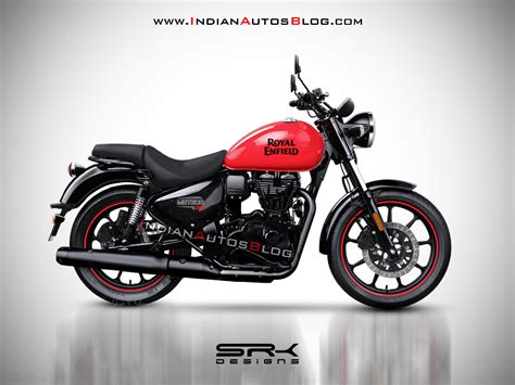 Royal Enfield Meteor 350 rendered in final design and multiple colours