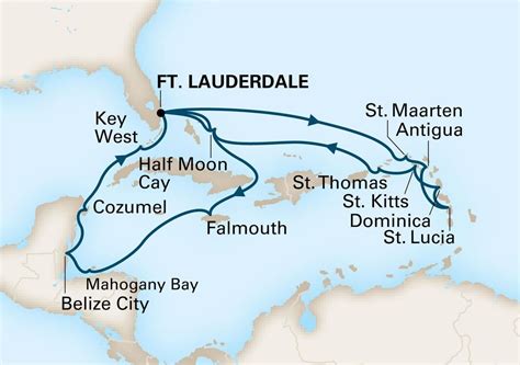 Southern Caribbean Wayfarer & Seafarer - Holland America (21 Night ...