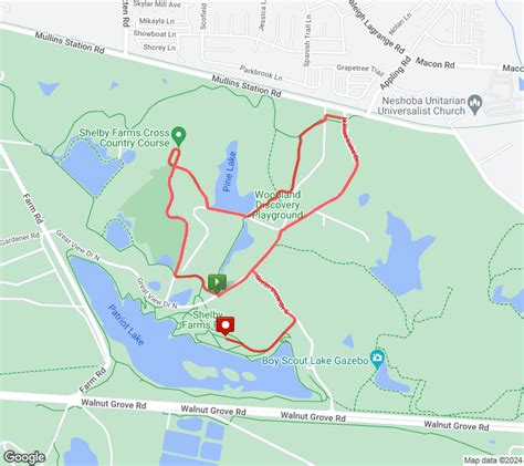 Course Map — 2019 — Shelby Farms Park Buffalo 15K + 5K Race Roster — Registration, Marketing ...