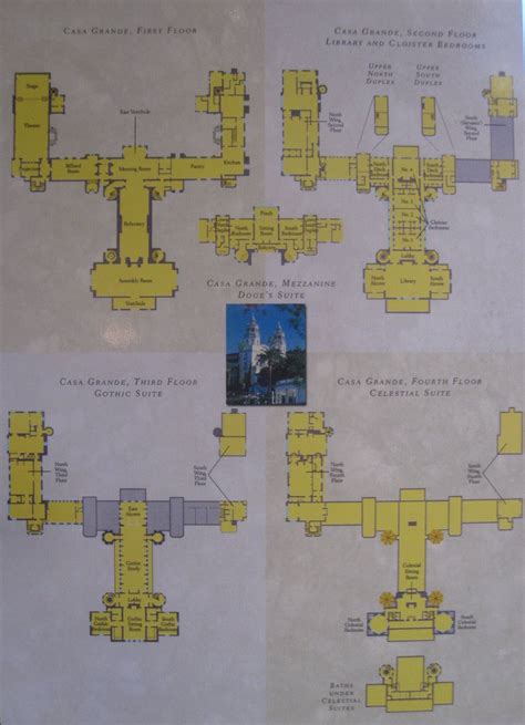 Hearst castle | Castle floor plan, Hearst castle, Mansion floor plan