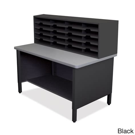 Marvel 20-slot Sorter Storage Shelf Mailroom Organizer Black | eBay