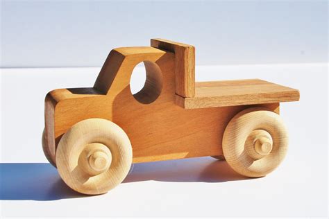 Wood Toy Truck Wooden Toy Pick-Up Truck Waldorf Toy