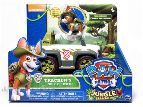 Paw Patrol Jungle Rescue Tracker's Jungle Cruiser Vehicle and Figure ...