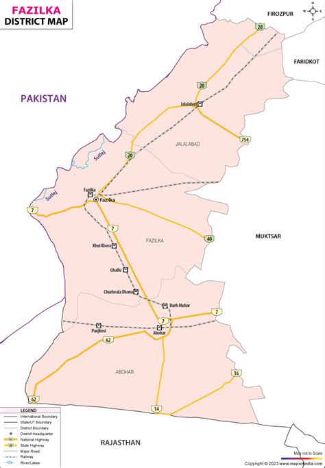 Fazilka District Map