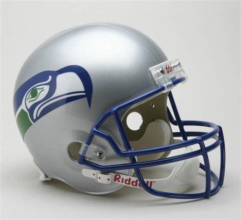 Seattle Seahawks 1983-2001 Throwback Riddell Deluxe Replica Helmet ...