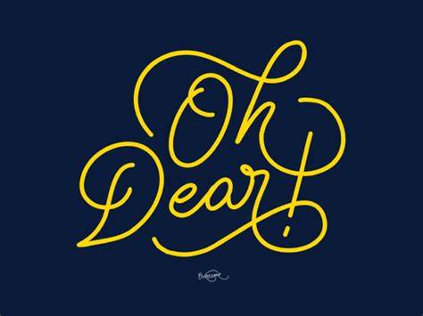 Oh Dear ! by OVRCOMR on Dribbble