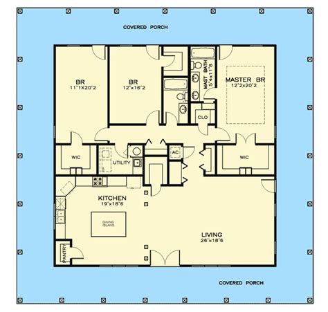 Craftsman House Plan with Wrap-Around Porch - 530002UKD | Architectural ...