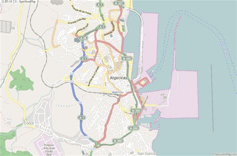 Algeciras Map Spain Latitude & Longitude: Free Maps