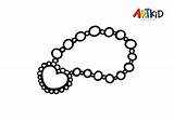 Necklace Drawing  Free Printable coloring Pages sketch template