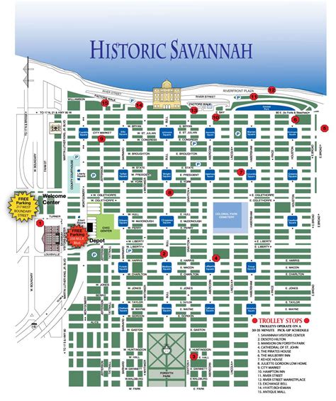 Old Savannah Tours Map | Living Room Design 2020