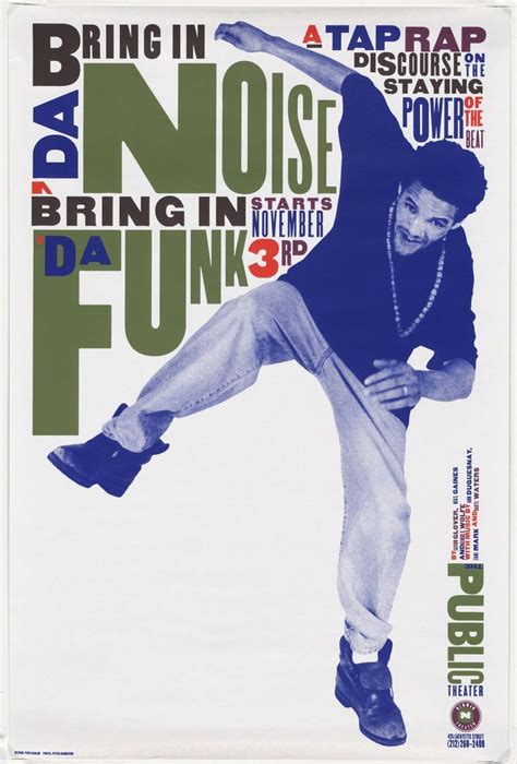 Paula Scher. Bring in 'Da Noise Bring in 'Da Funk. 1995 | Paula scher, 90s graphic design ...