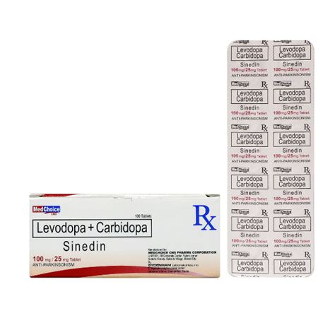 Levodopa + Carbidopa (SINEDIN®) - Medchoice