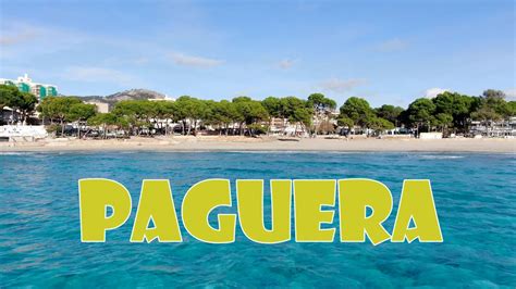 Paguera beach Mallorca 4K, Mallorca best beaches. - YouTube