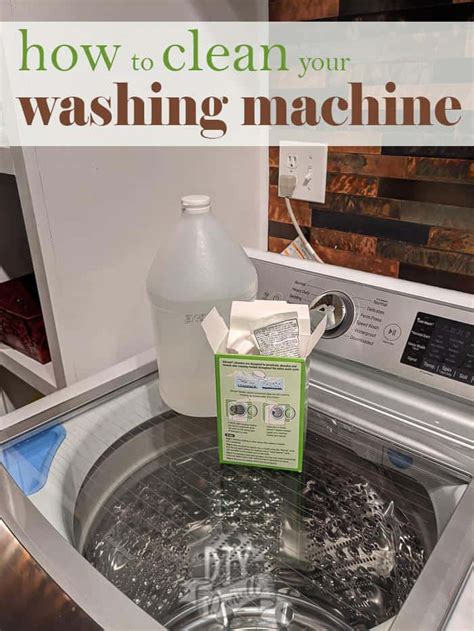 How to Clean Your Washing Machine - DIY Danielle®