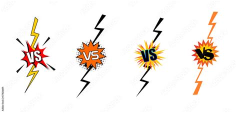 Cartoon VS Versus Stock Illustration | Adobe Stock