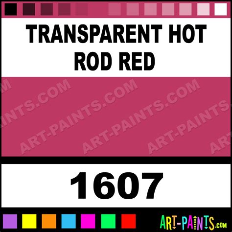 Transparent Hot Rod Red Enamel Spray Paints - Aerosol Decorative Paints - 1607 - Transparent Hot ...