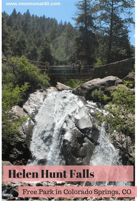 Helen Hunt Falls in Colorado Springs, Colorado - New Mom at 40