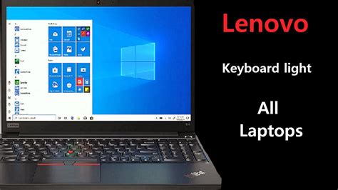 Lenovo Laptop Keyboard lights turn on/ turn off explained in 3 steps ...