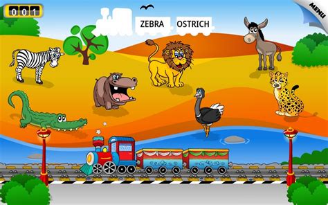 Kids Animal Train: Preschool and Kindergarten Learning Matching and Reading Adventure – ABC ...