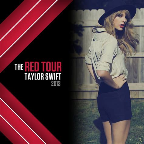 Taylor Swift Red Tour Poster
