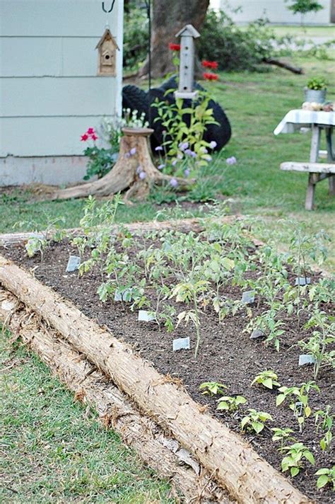 Build a Raised Garden Bed From Logs | DIY projects for everyone!