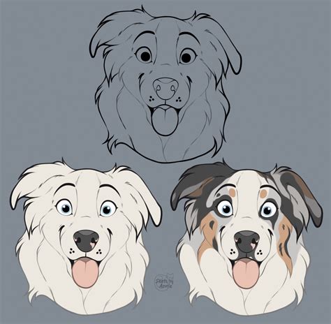 ArtStation - Australian Shepherd Maverick