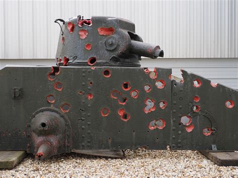 The remains of a Matilda 1 tank used as a gunnery target [2048x1536] : DestructionPorn