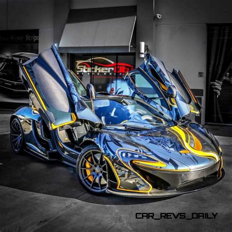 StickerCity 2015 McLaren P1 Black Chrome Art Car