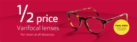 Varifocal Glasses and Lenses | Half Price Offer | Vision Express