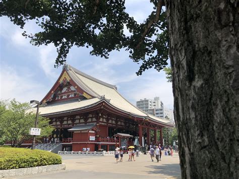 Temple at Asakusa.