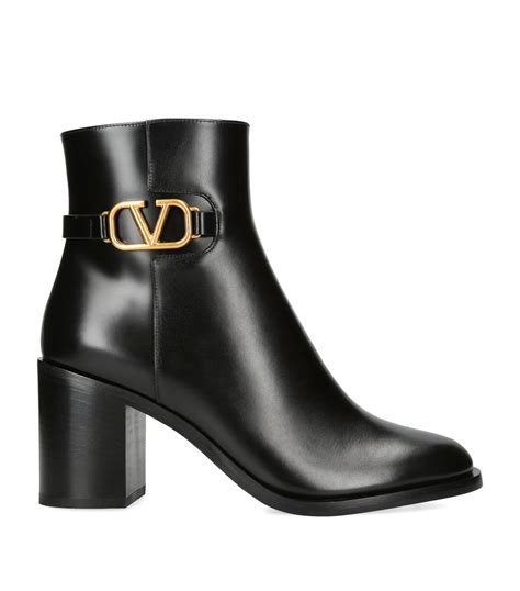 Valentino Garavani VLogo Signature Ankle Boots 75 | Harrods FR