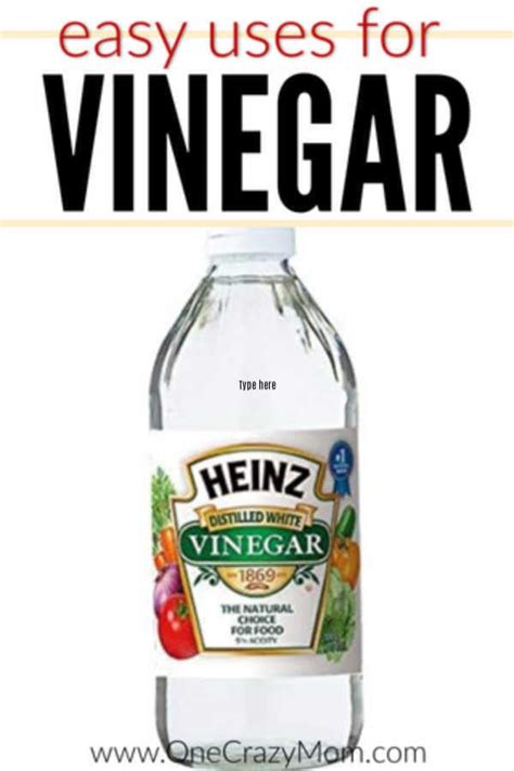 Vinegar Uses - 10 Helpful uses around the house to save time and money