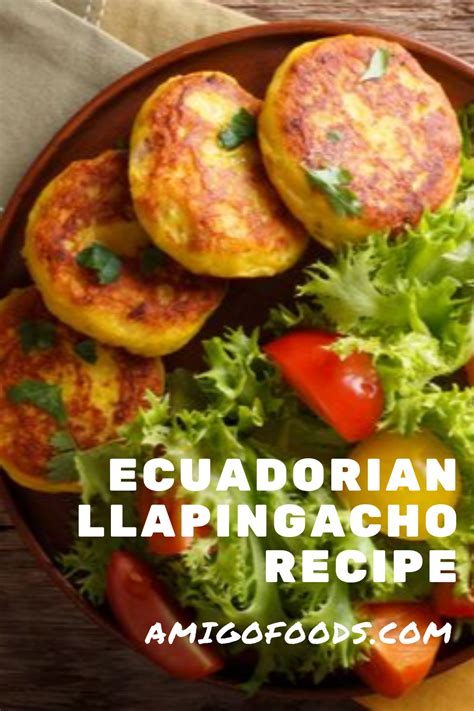 Llapingachos also known as Yapingachos, are Ecuadorian fried potato pancakes. They are ...