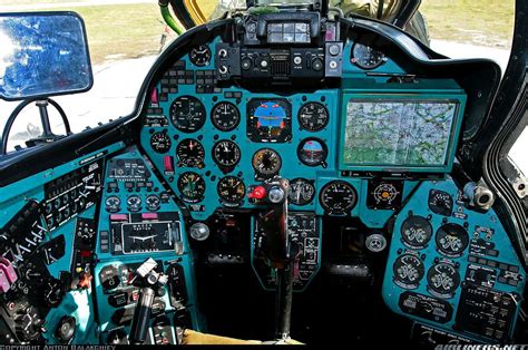 Cockpit of the Mi-24V | Cockpit, Helicopter, Military aircraft