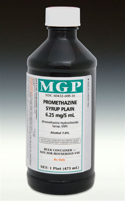 Promethazine Syrup Plain 6.25mg/5mL