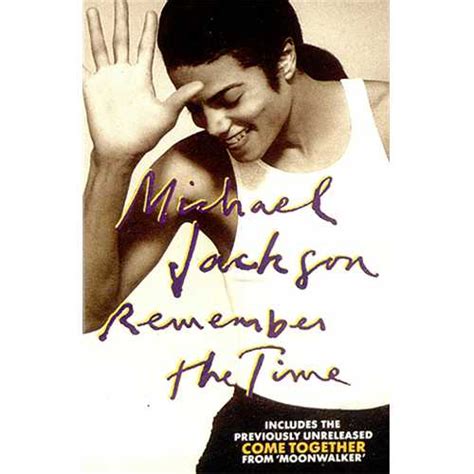 Michael Jackson Remember The Time UK cassette single (99788)