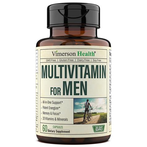 Buy Multi for Men - Daily Mens Multis & Multiminerals Supplement for ...