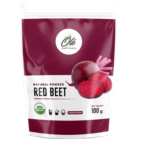 100g Red Beet Powder – olenutrients.com