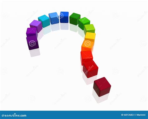 Question-mark Rainbow Stock Photos - Image: 6813683