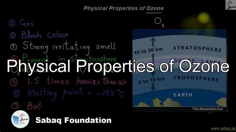 Physical Properties of Ozone, Chemistry Lecture | Sabaq.pk - YouTube