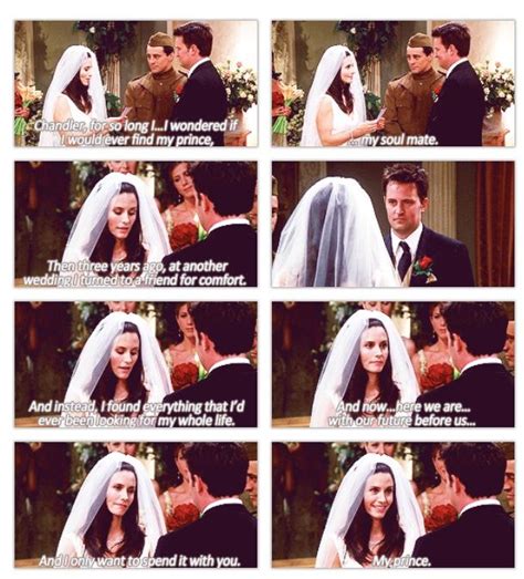 Friends Monica And Chandler Wedding Vows | Wedding Vows