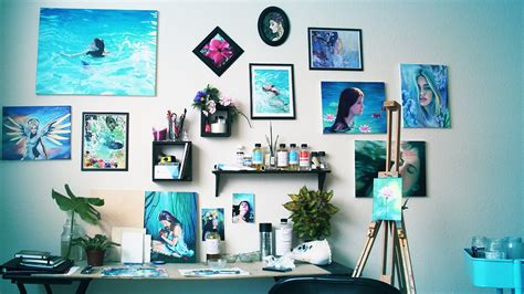 Art Studio Tour | My Workspace | 2016 - YouTube